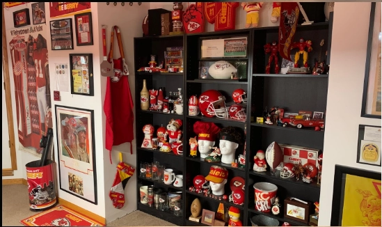 World’s largest collection of Kansas City Chiefs-related memorabilia