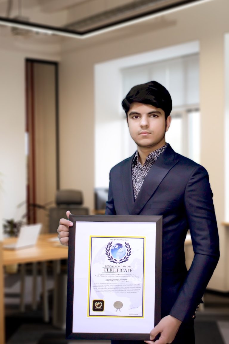 Youngest Entrepreneur to Complete a Community Rural Infrastructure Project