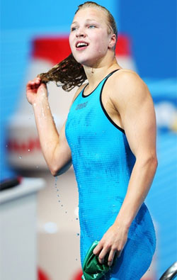 LITHUANIAN MEILUTYTE ADDS BREASTSTROKE GOLD TO WORLD RECORD