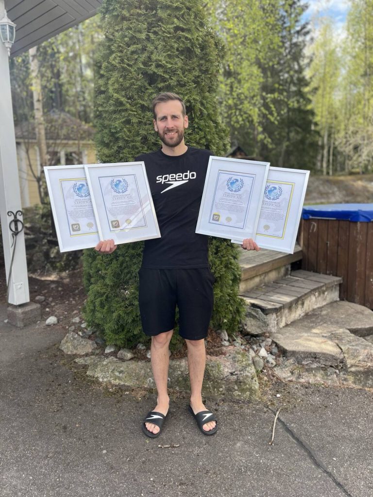 Jaakko Sahimaa, The Finnish Triathlete Most Super Sprint Triathlons Completed in 24 Hours and in One Week